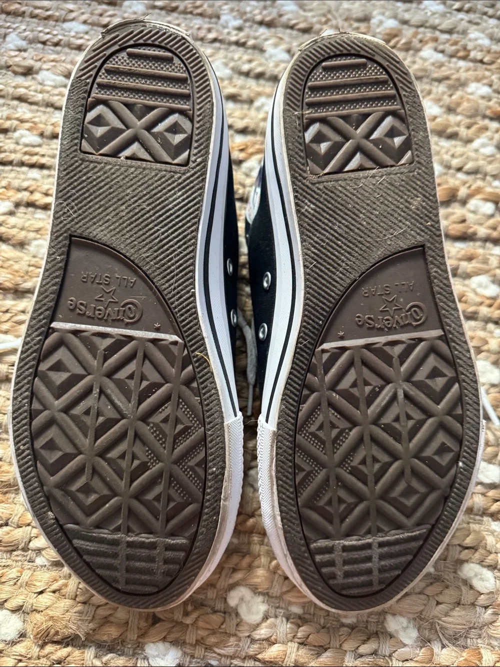 Converse Kids Black and White Low-Top Sneakers